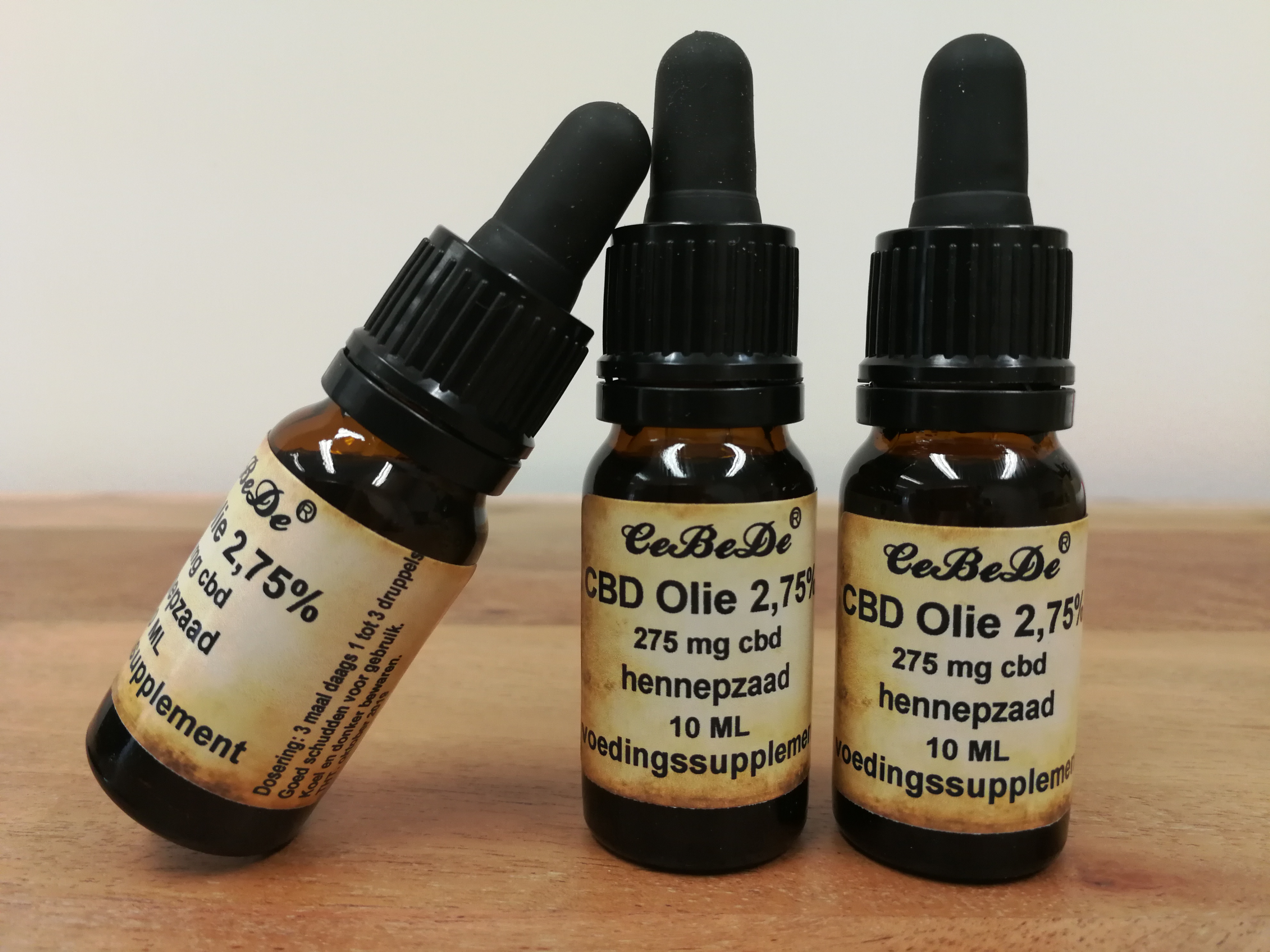CBD olie 2.75% Hennepzaad