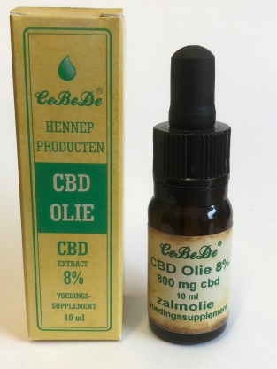 CBD Olie 8% Zalm